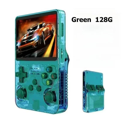 R36S Retro Handheld Game Console Linux System 3.5-Inch IPS Screen 64G/128G 20000+ Games Portable Pocket Game Console